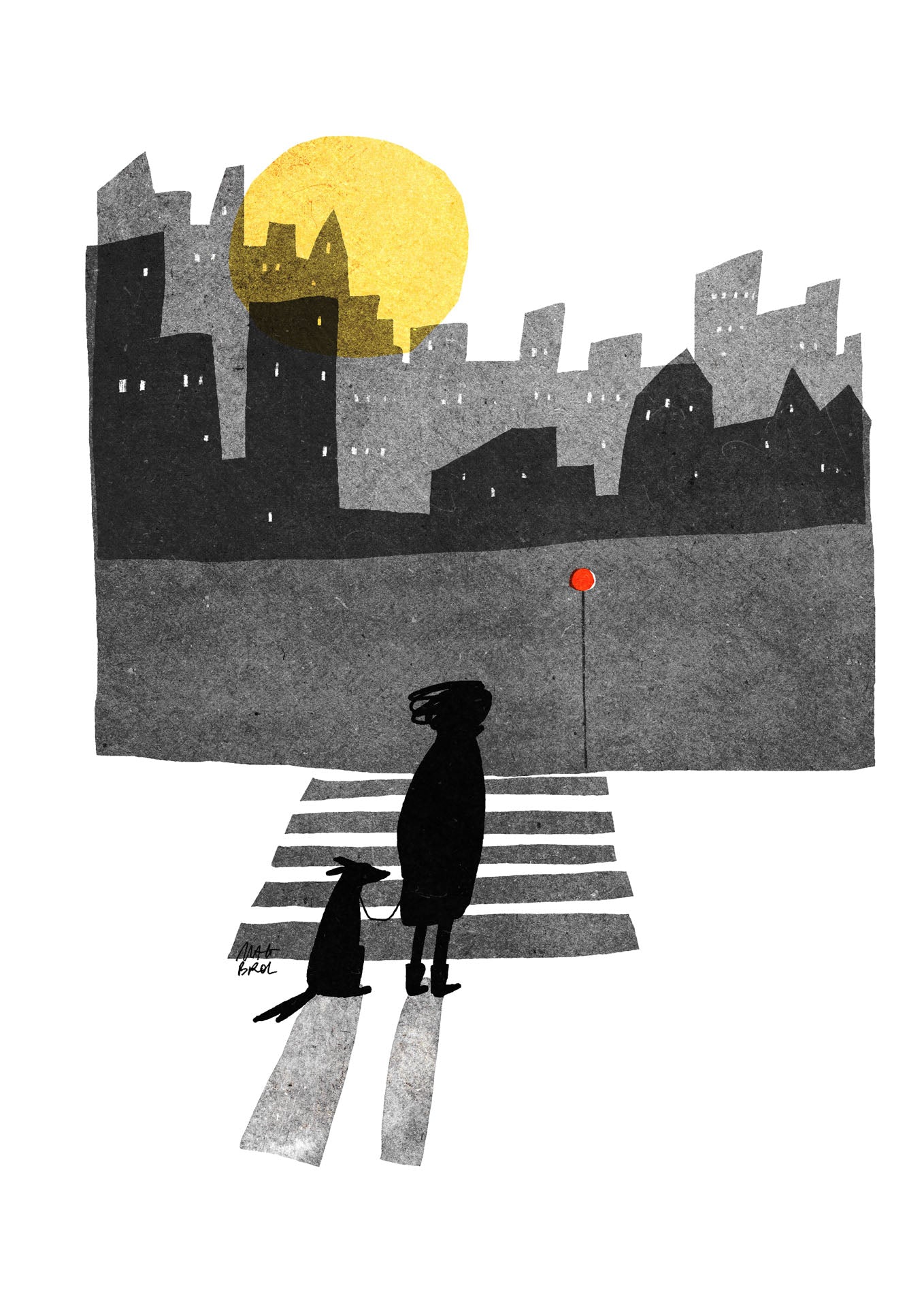 Across