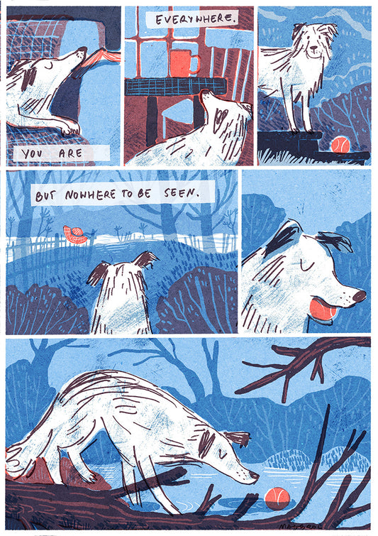 Nowhere... A4 art print