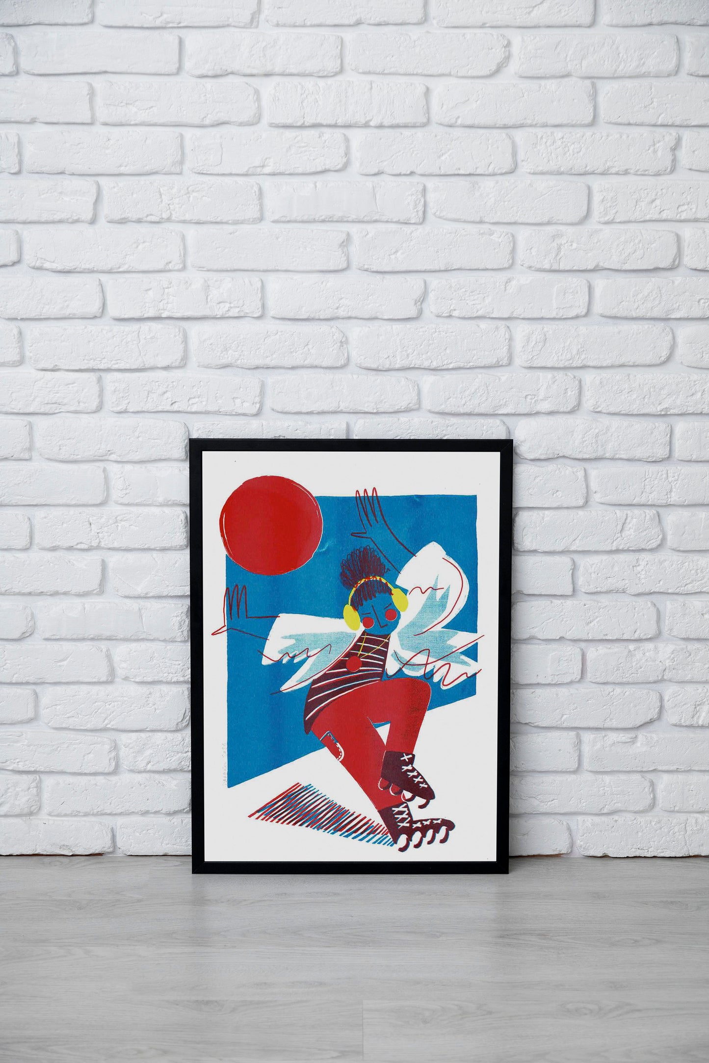 Skater 2 - A3 riso print