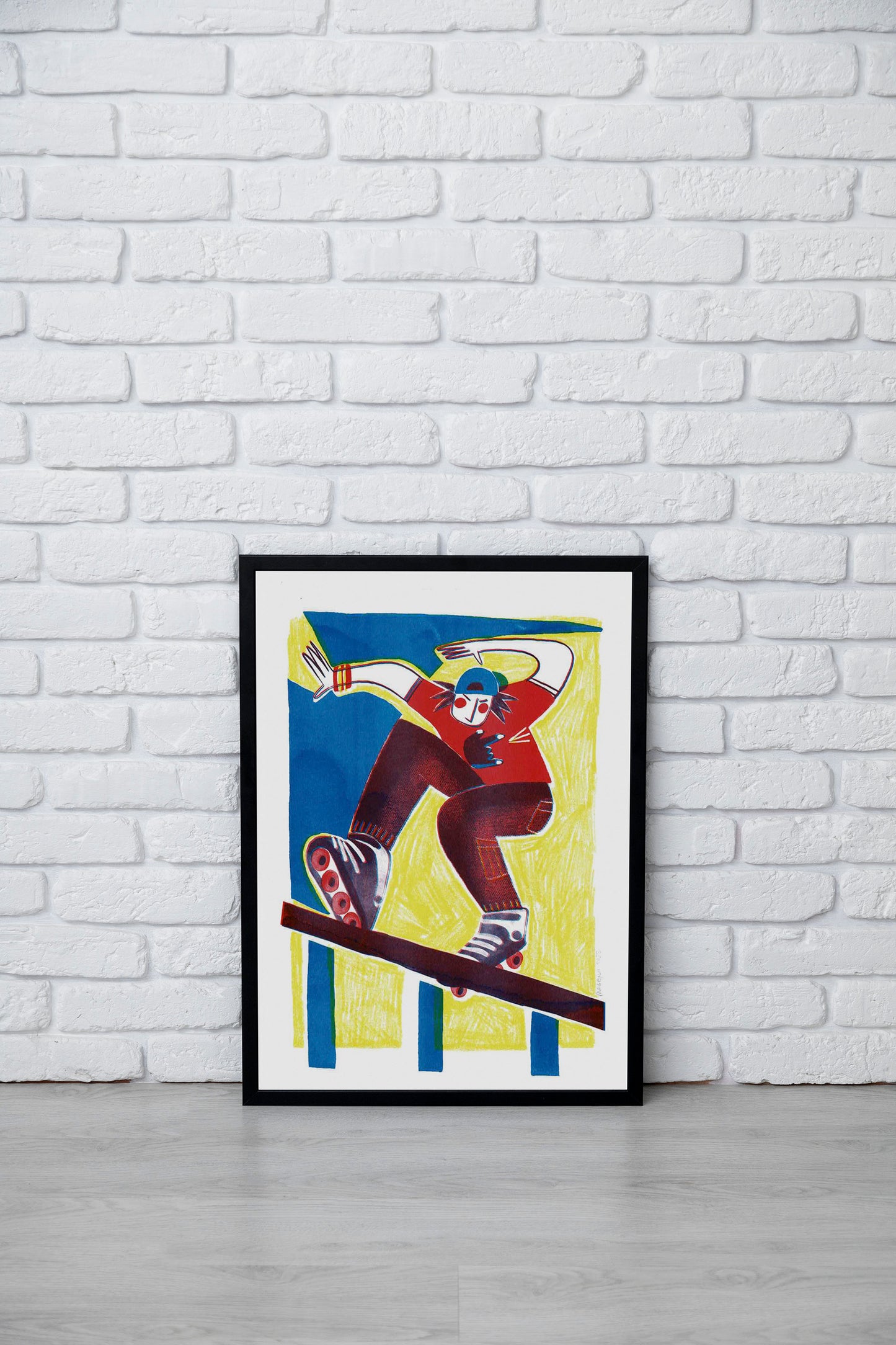 Skater 3 - A3 riso print