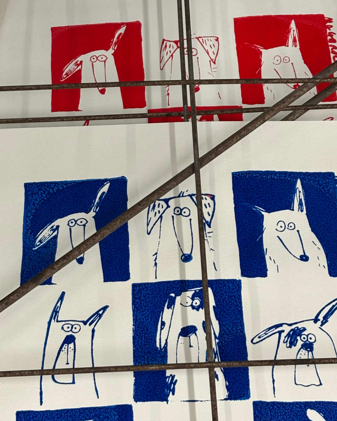 Insta Dogs cotton tote bag