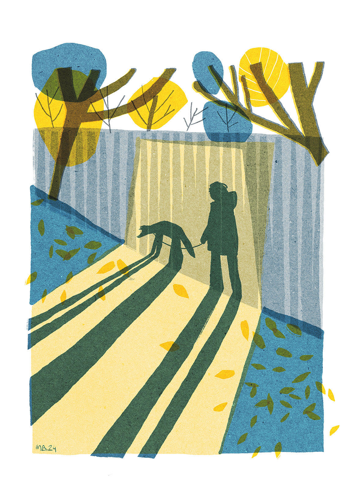 Morning shadow