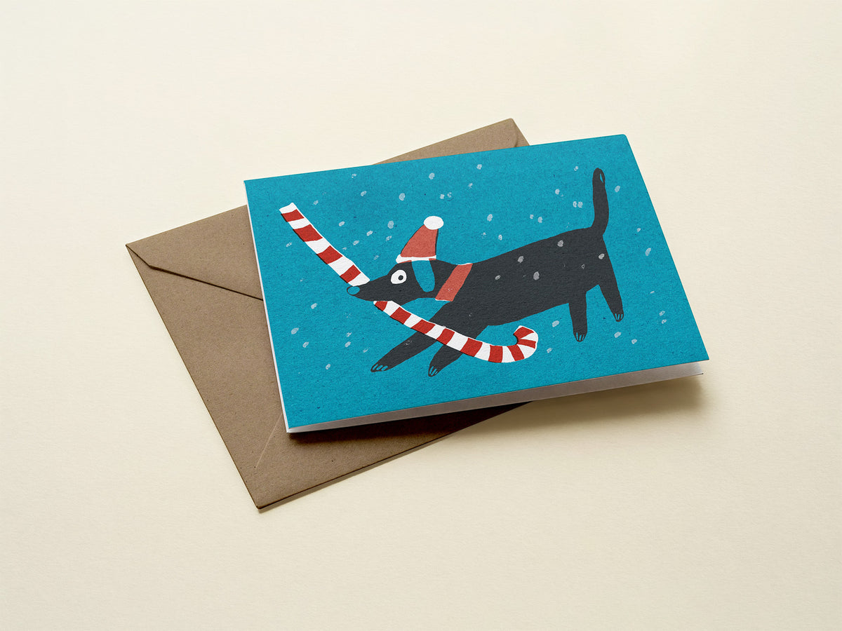 Catch me if you can...A6 Christmas card