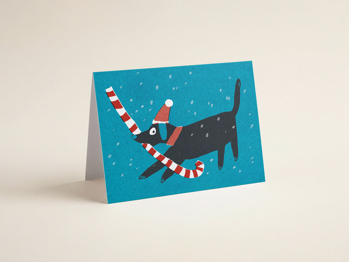 Catch me if you can...A6 Christmas card