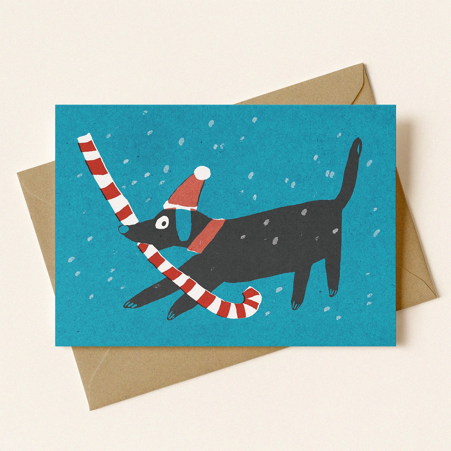 Catch me if you can...A6 Christmas card