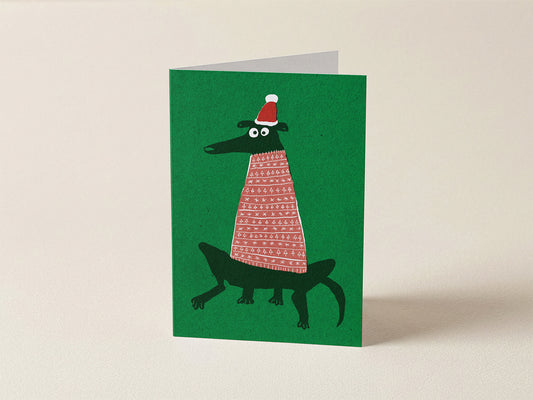Xmas jumper A6 Christmas card