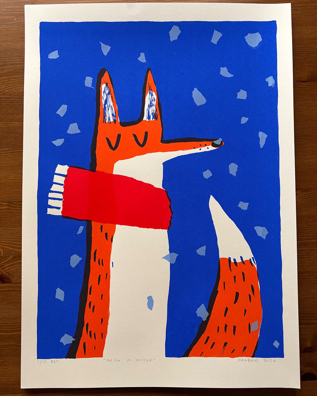 Mr Fox in Winter