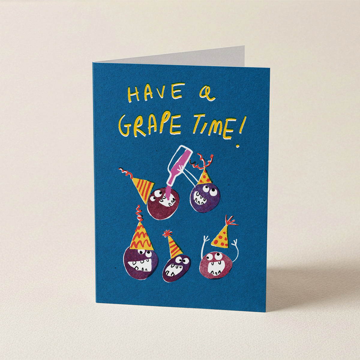 Have a grape time!... A6 greeting card