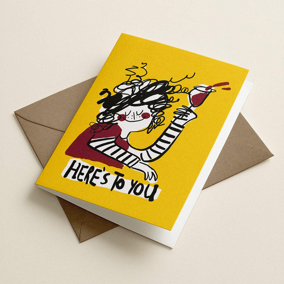 Here’s to you... A6 greeting card