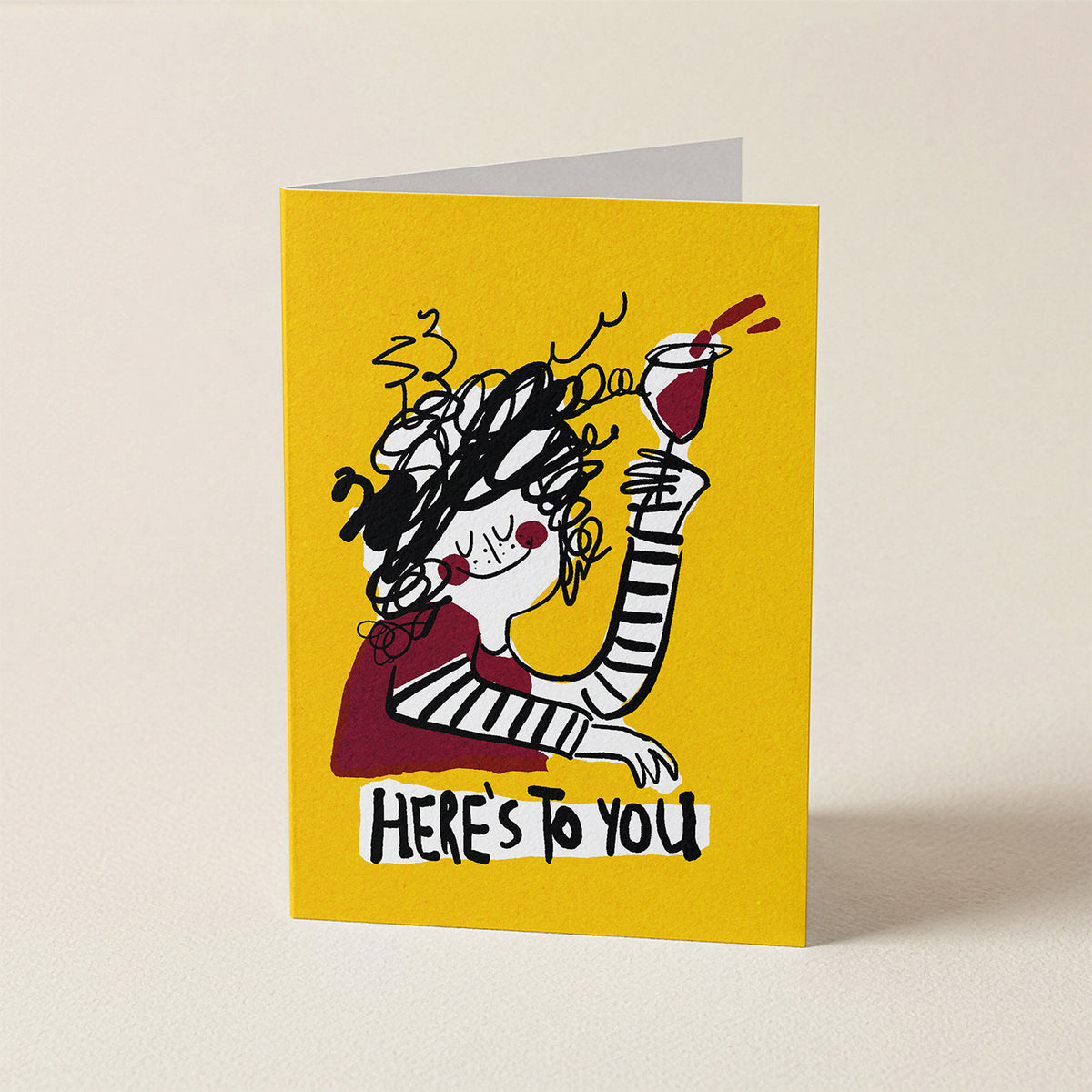 Here’s to you... A6 greeting card