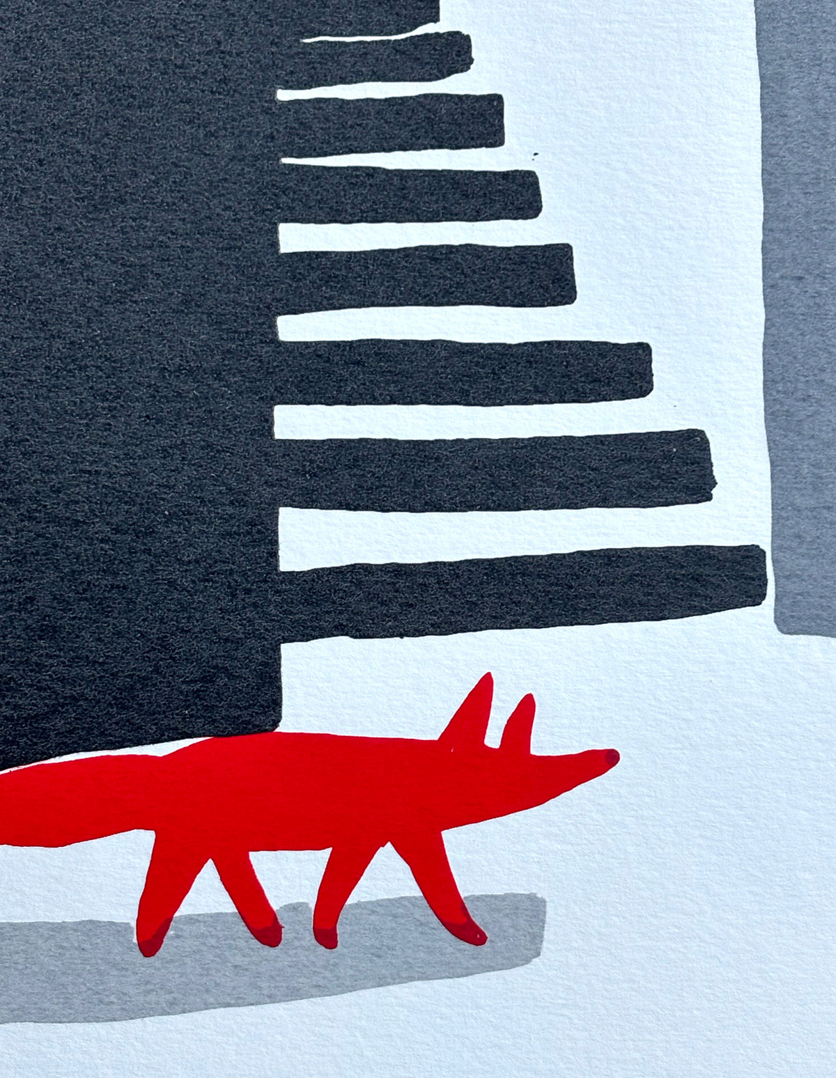 Hide and Seek - 38x28cm screen print