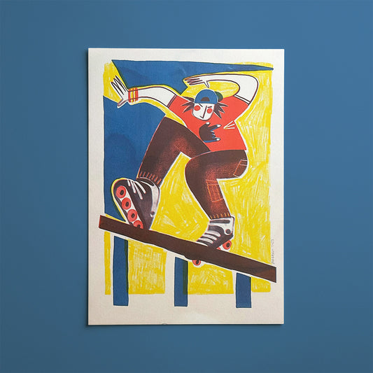 Skater 3 - A3 riso print