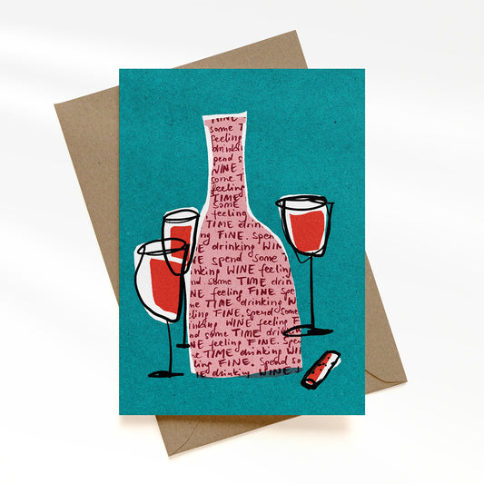 Spend some time… A6 greeting card