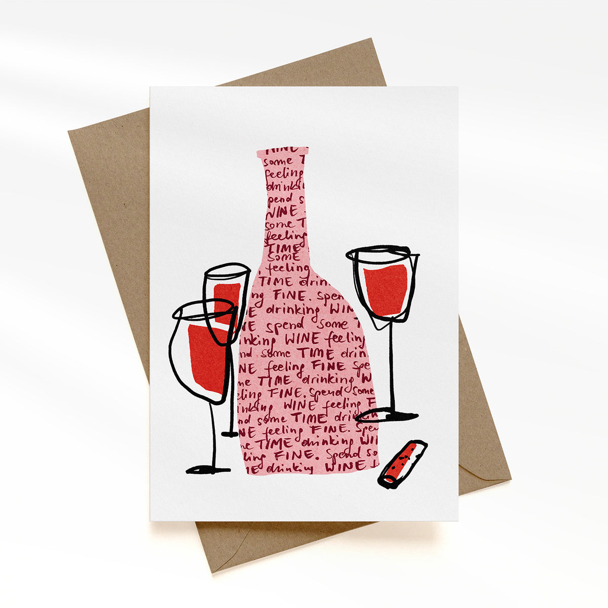 Spend some time… A6 greeting card