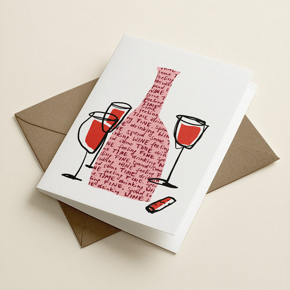 Spend some time… A6 greeting card
