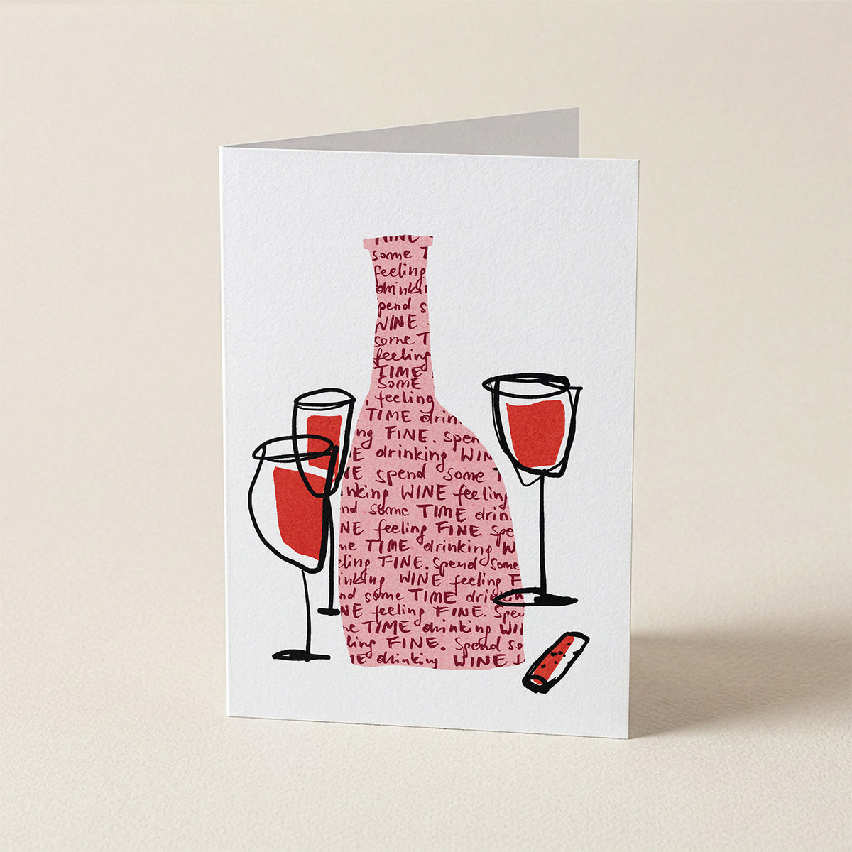 Spend some time… A6 greeting card