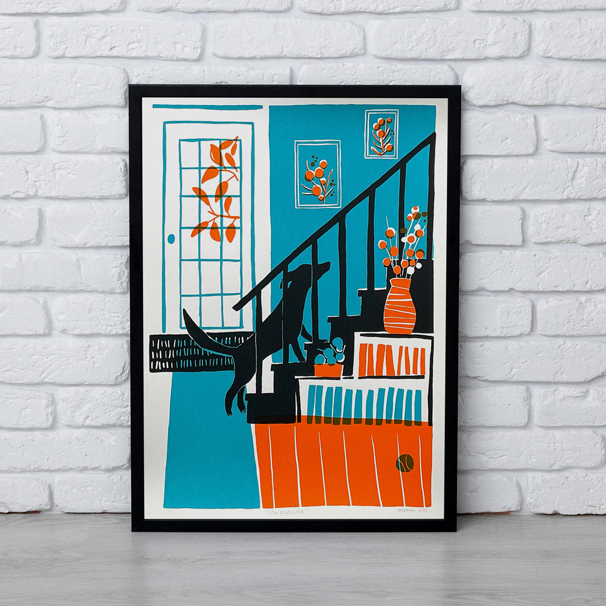Stairgazing - A2 screen print