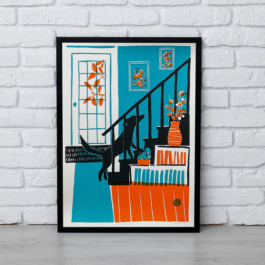 Stairgazing - A2 screen print