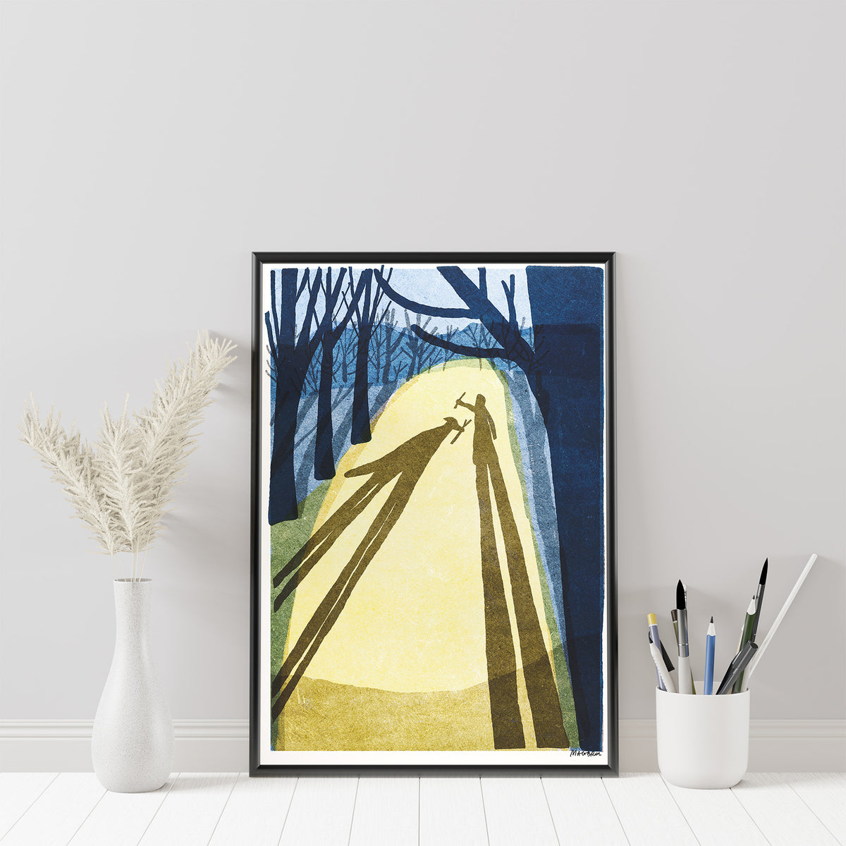 Winter shadow 2 - art print