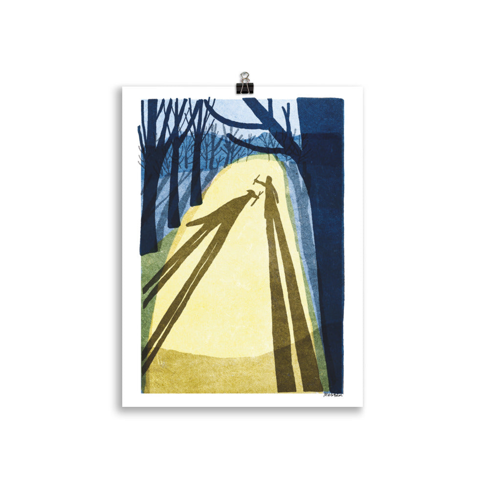 Winter shadow 2 - art print