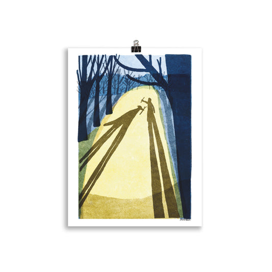 Winter shadow 2 - art print