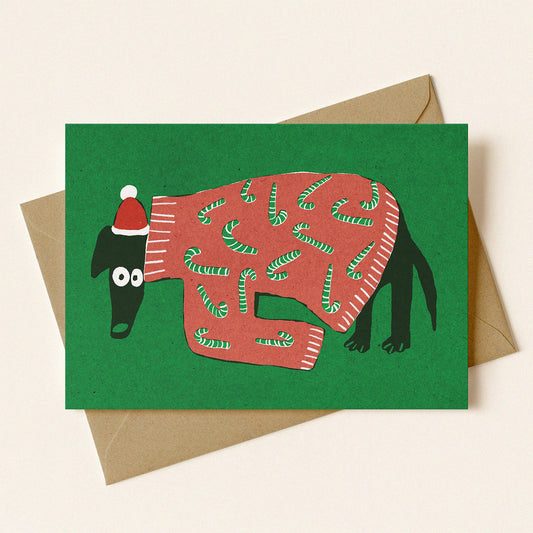 You shouldn't have... A6 Christmas greeting card